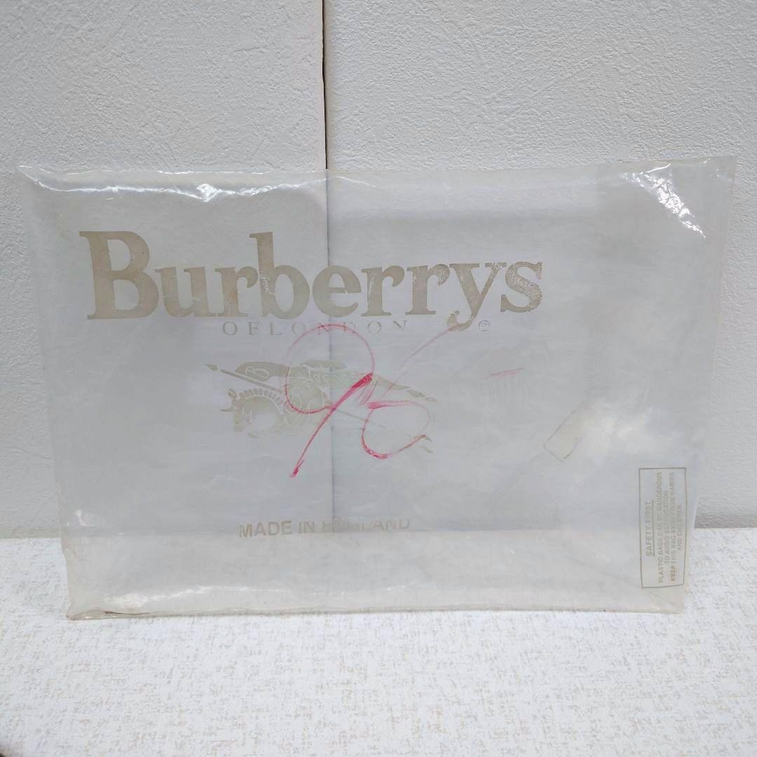 M0107B1 未使用★バーバリーズ ラムウール製 ノバチェックマフラー