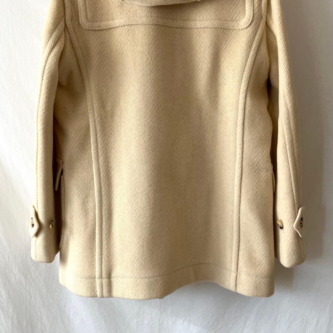 美品 オールドイングランド ウール100 ダッフルコート M ベージュ ショート