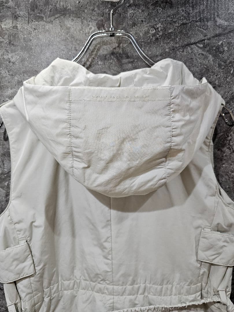 S Max Mara EASY LIVINGフード付 ロングジレ ウエストベルト