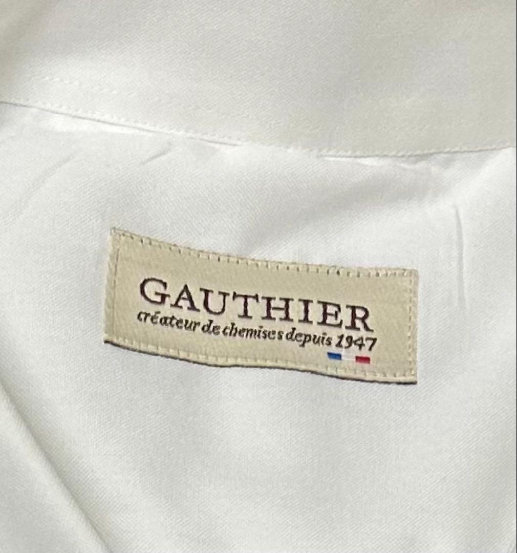 GAUTHIER（ゴーティエ）ホワイトドレスシャツ 15 3/4