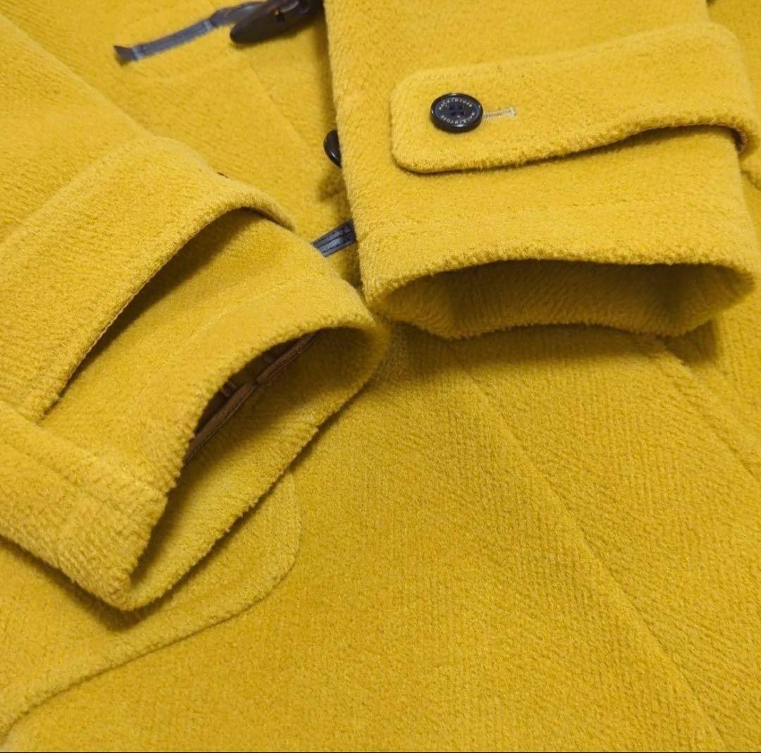美品✨マッキントッシュ ダッフルコート イエロー 34 英国製 希少カラー