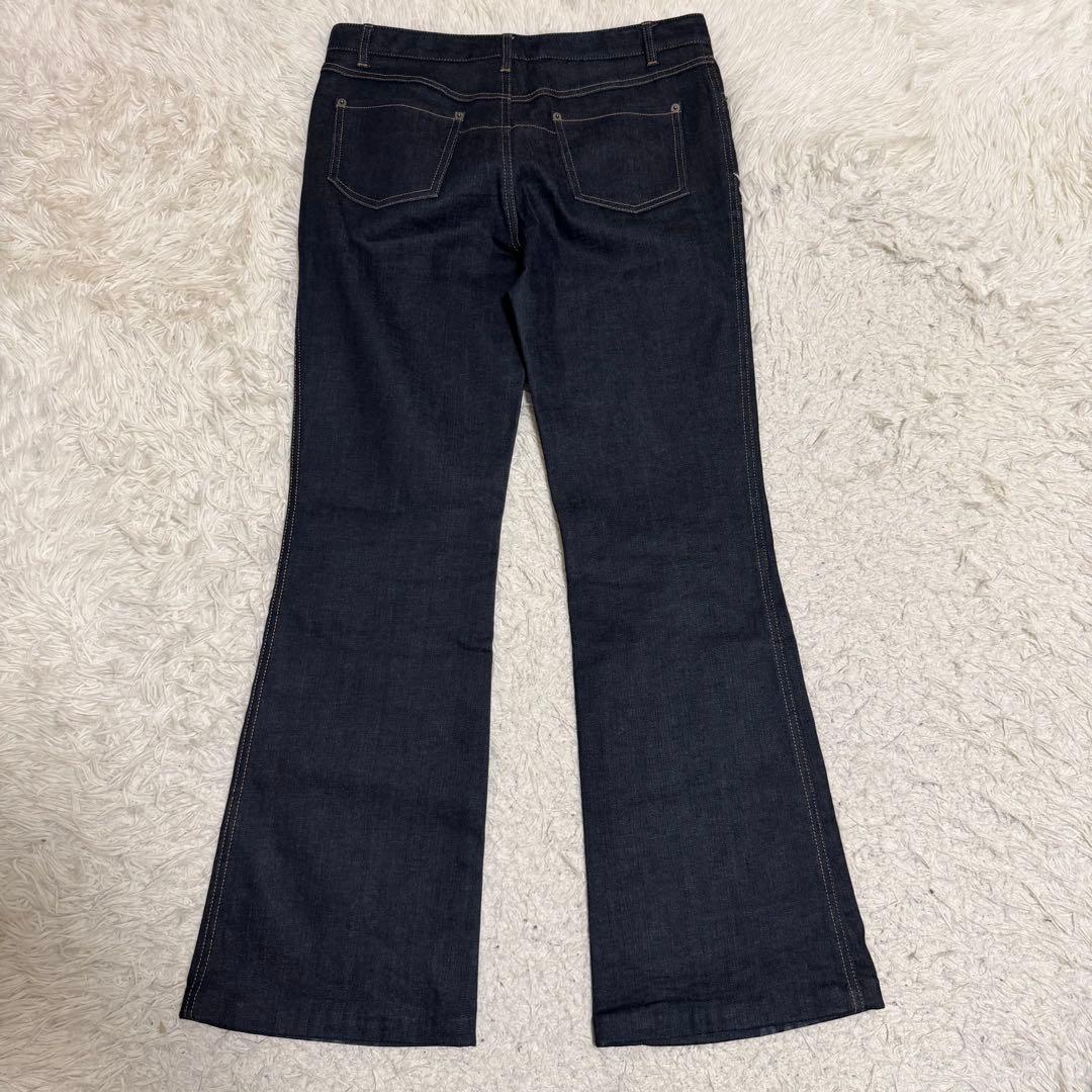 希少極美品　ミュウミュウ　ブーツカットデニムパンツ　ストレッチ　フレア　y2k