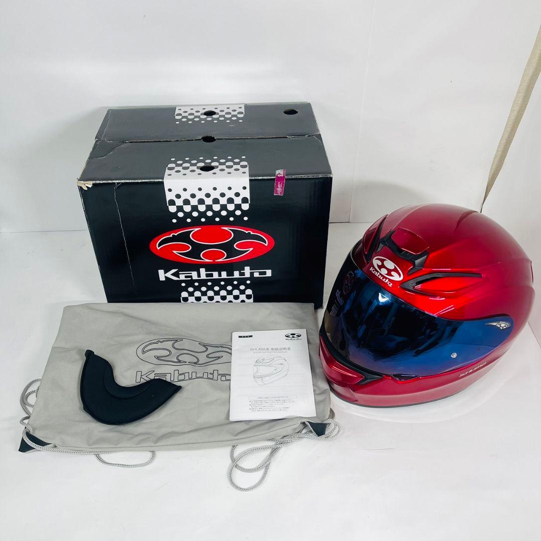 【美品】OGK KABUTO SHUMAバイクフルフェイスヘルメット