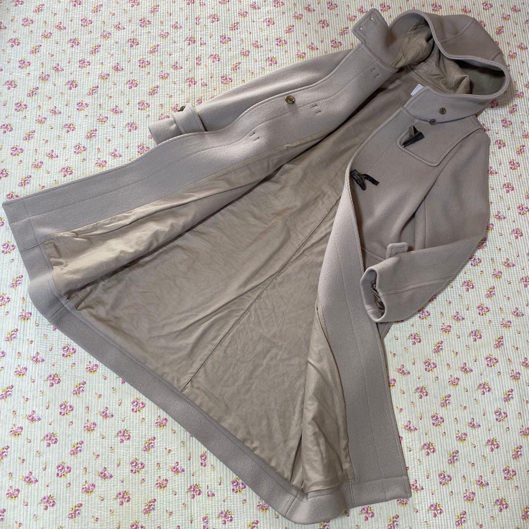 スローブイエナ ダッフルコート 38 ベージュ系 厚手 暖かい DMW