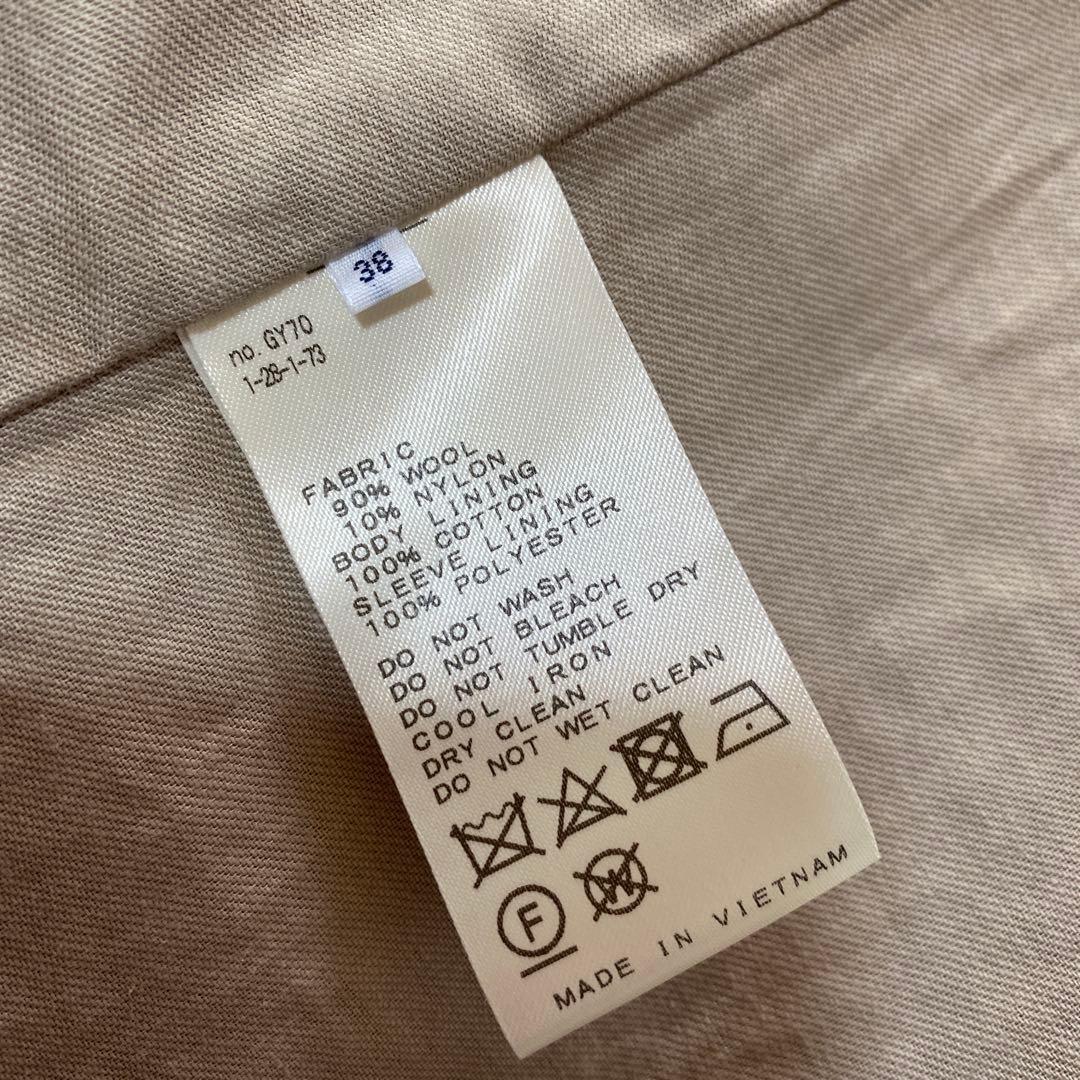 スローブイエナ ダッフルコート 38 ベージュ系 厚手 暖かい DMW