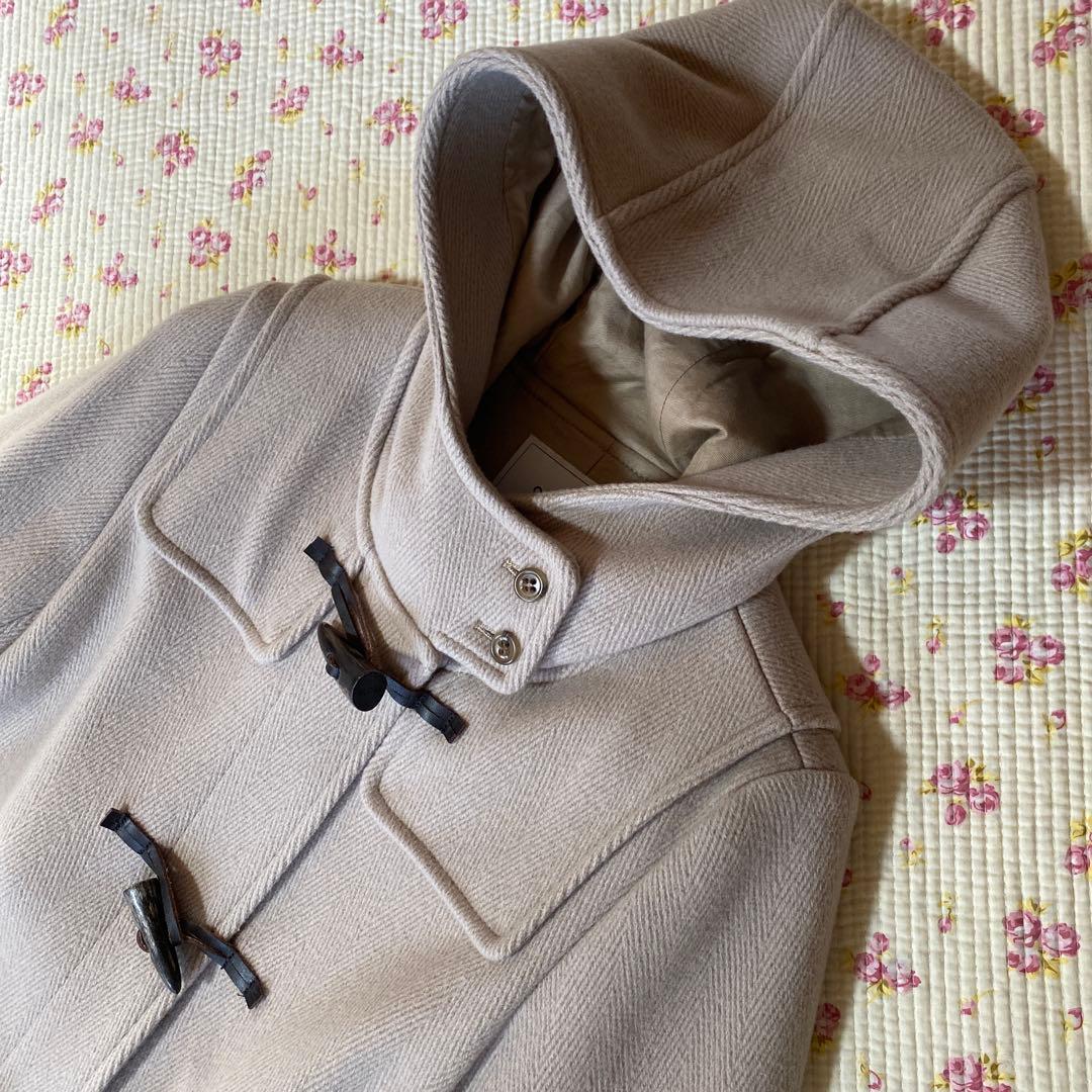 スローブイエナ ダッフルコート 38 ベージュ系 厚手 暖かい DMW