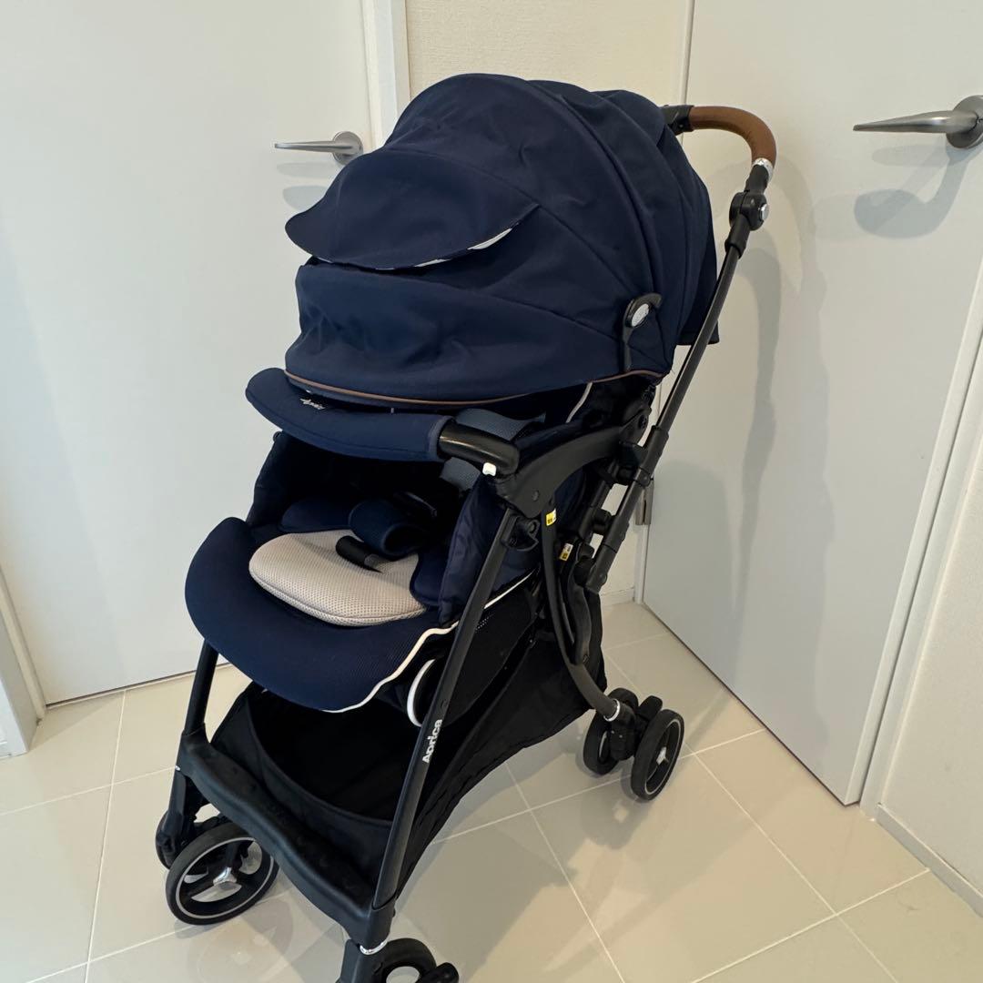 Aprica ベビーカー ラクーナ ビッテ クッション 美品 軽量