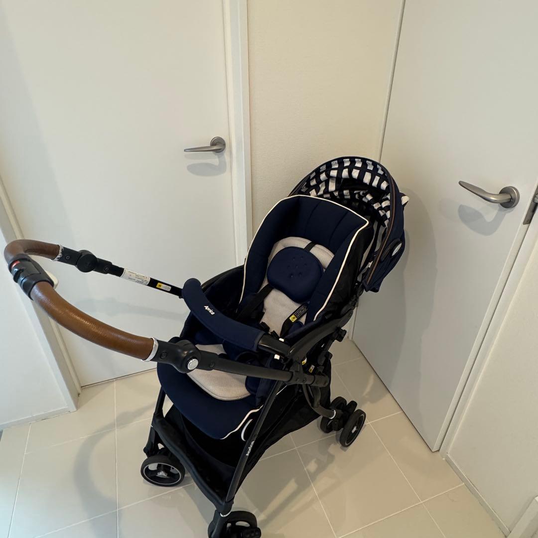 Aprica ベビーカー ラクーナ ビッテ クッション 美品 軽量