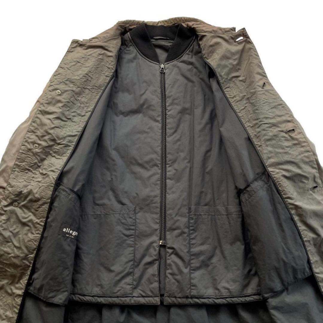 allegri nylon coat dark olive 古着 アレグリ