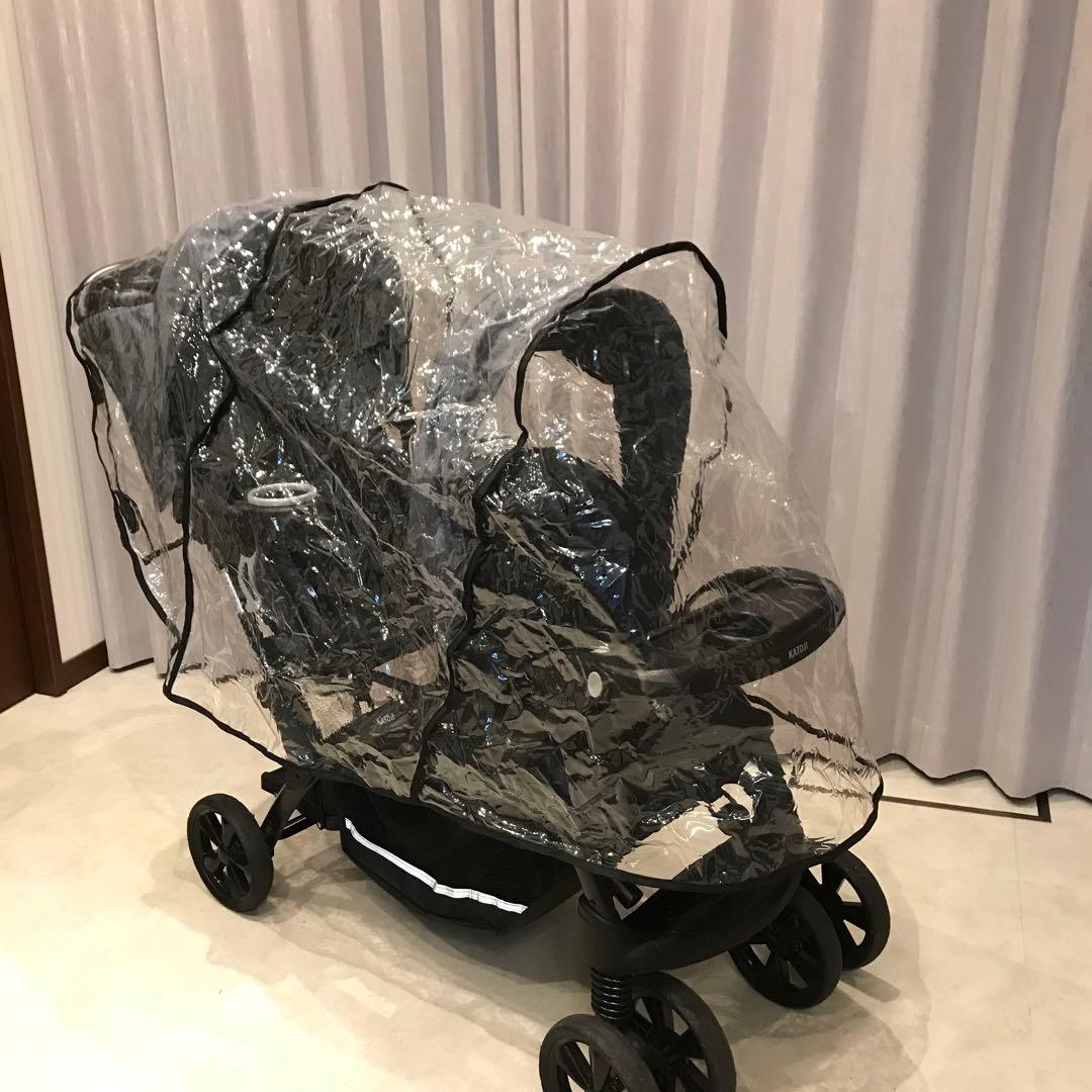 【手渡し限定】カトージ　ベビーカー　二人でゴーDX
