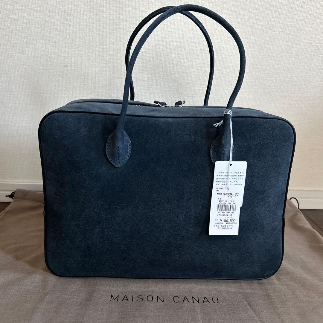 【新品】MAISON CANAU メゾンカナウ ボックスボストン L