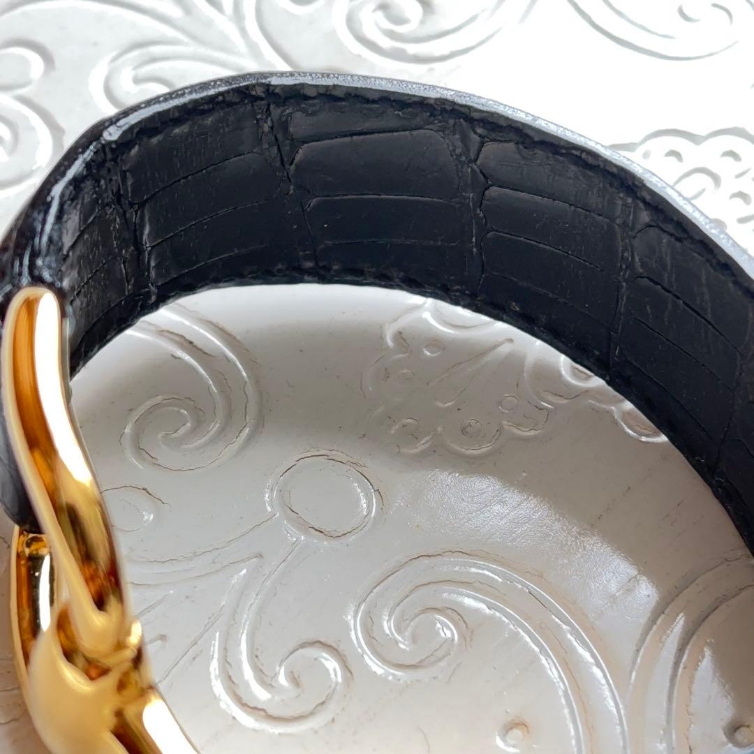 【レア美品ヴィンテージ】GUCCI ホースビット ブレスレット バングル レザー