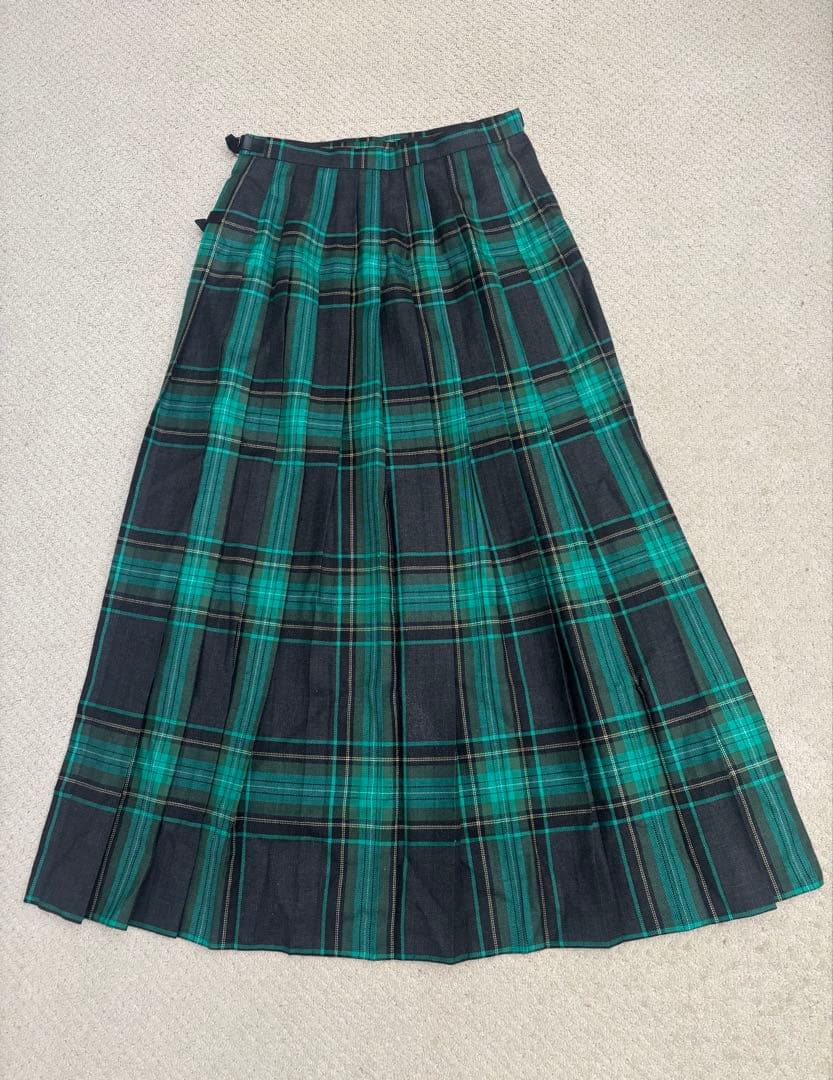 O'NEIL OF DUBLIN タータンチェック マキシ丈 ロングスカート L