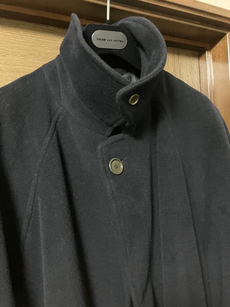 90s giorgio armani ロングコート　アンゴラ混