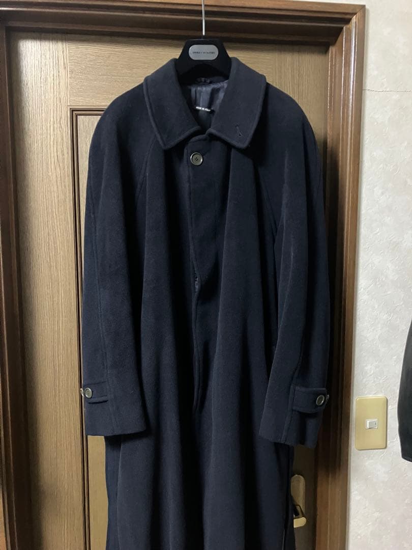 90s giorgio armani ロングコート　アンゴラ混