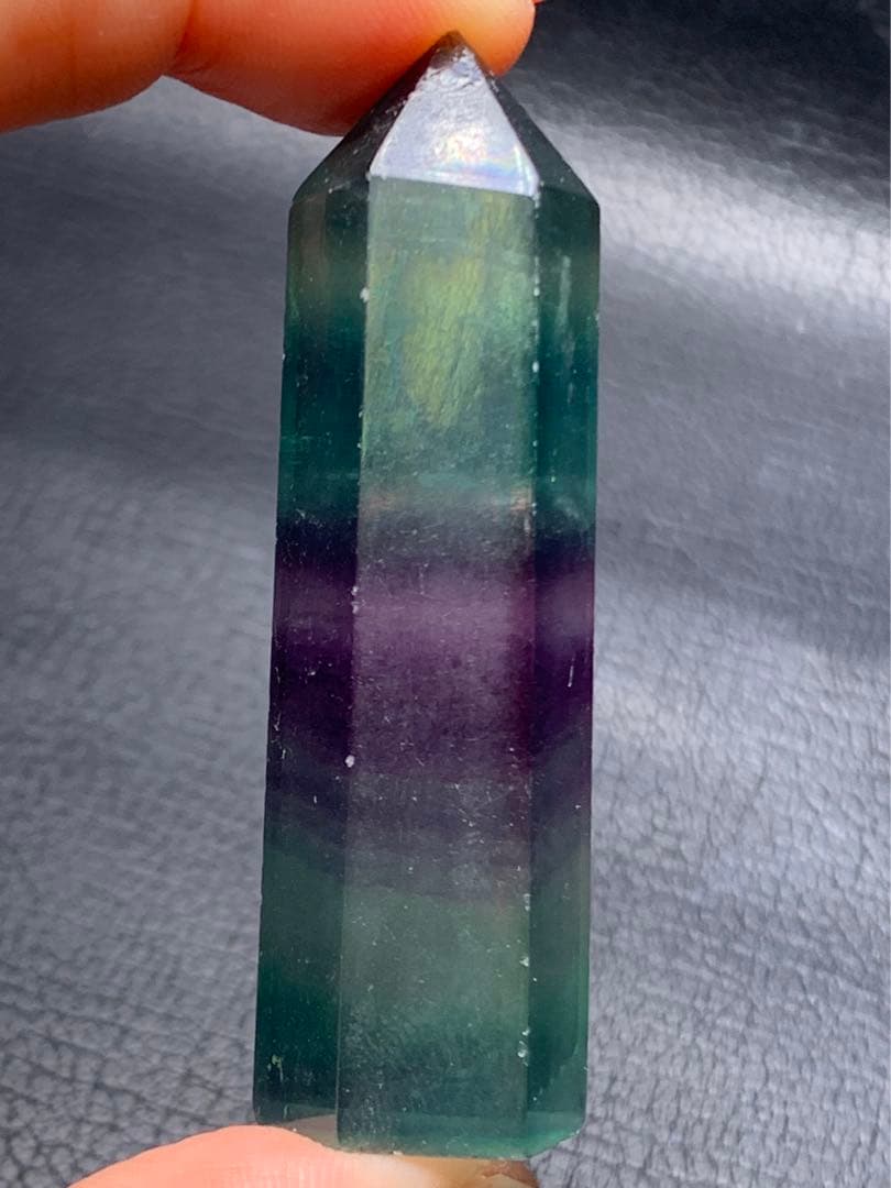 082793  天然フローライト六角柱