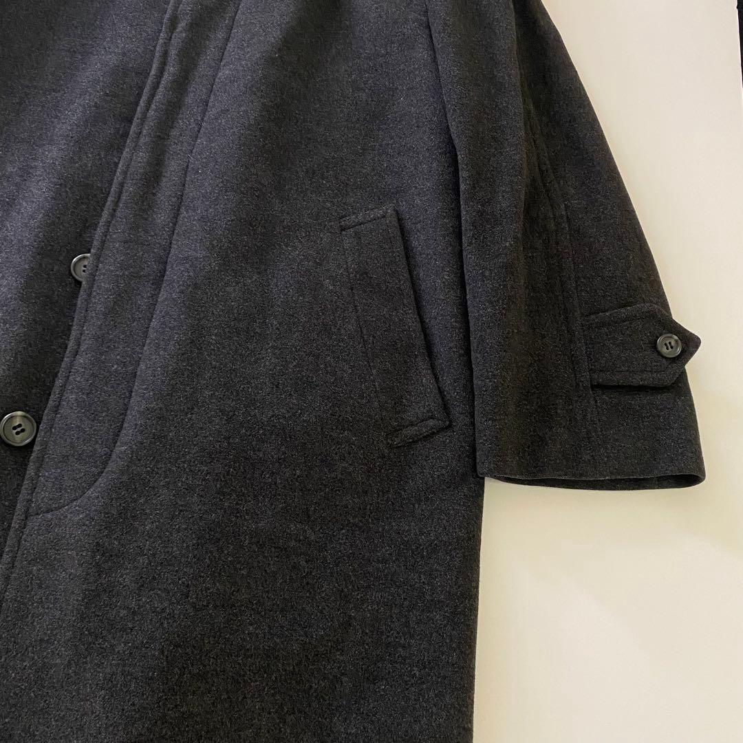 90s brooks brothers ステンカラーコート カシミヤ混 グレー