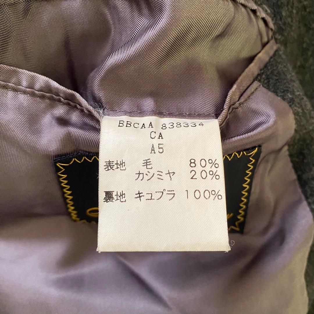 90s brooks brothers ステンカラーコート カシミヤ混 グレー