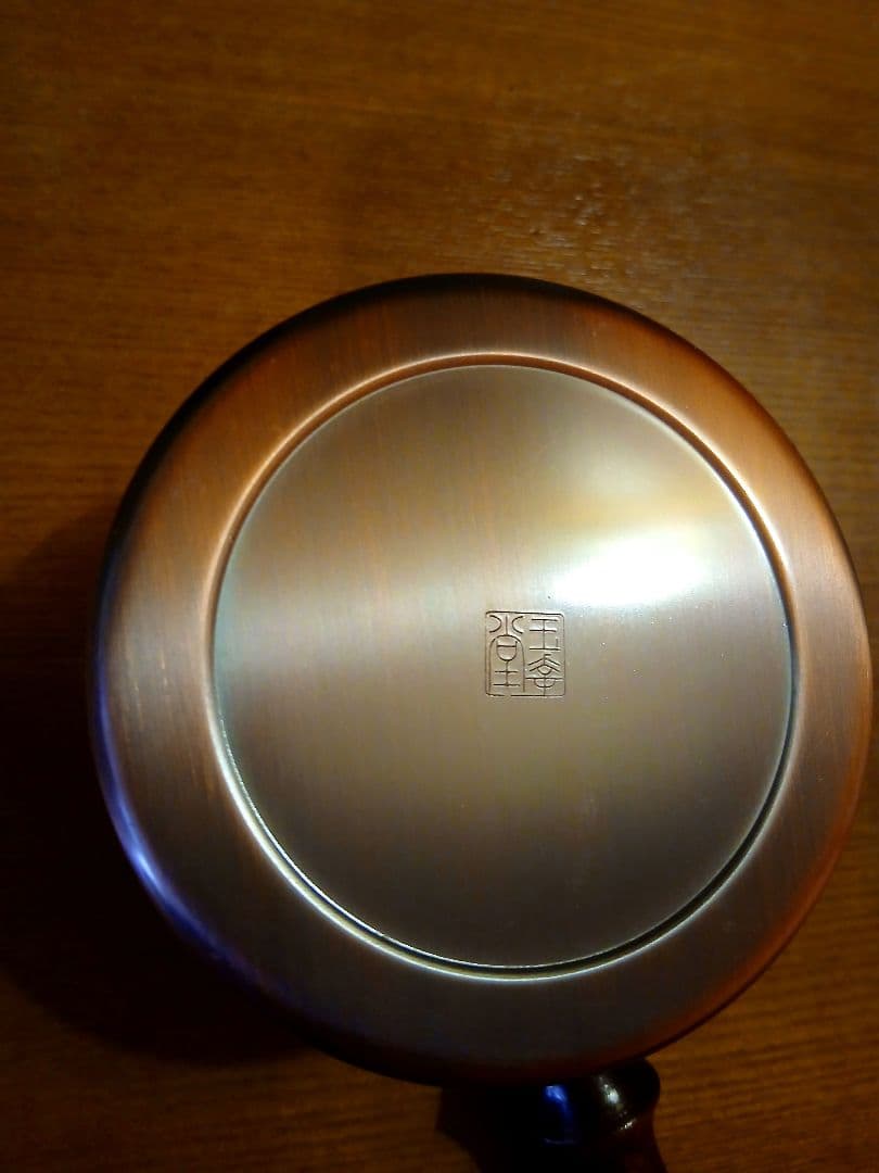 未使用　玉幸堂　越前銅器　急須　茶筒　純銅　茶器　茶道具