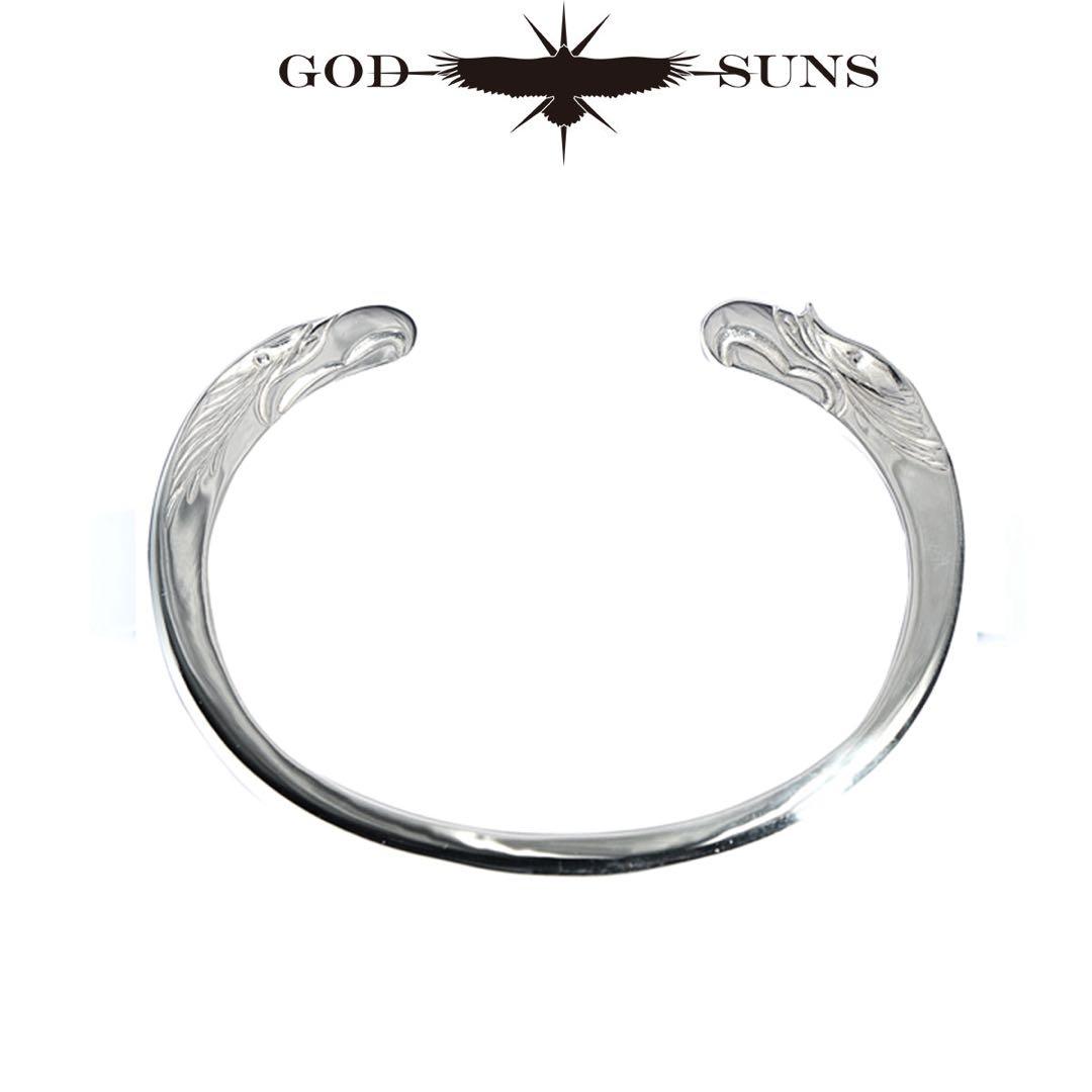 GOD SUNS イーグルフェイスバングル 8mm 顔ブレス ゴッドサンズ Ｍ