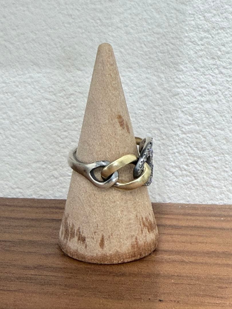 hum HUMETE PAVE RING ハムエタ　パヴェリング　13号　美品