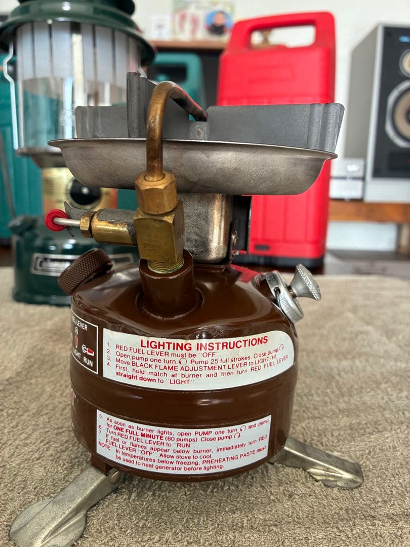 [美品][茶ピーク]Coleman PEAK 1 MODEL 400 STOVE