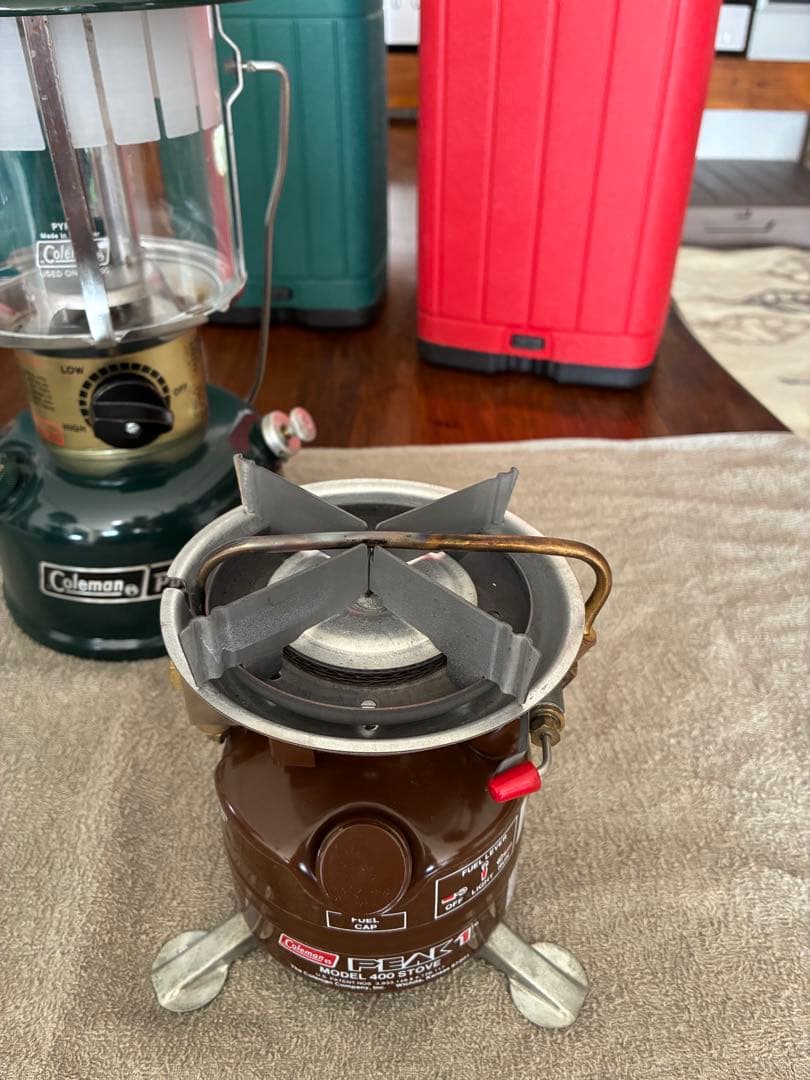 [美品][茶ピーク]Coleman PEAK 1 MODEL 400 STOVE
