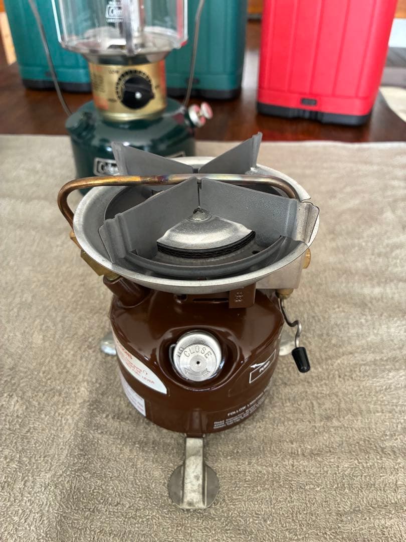 [美品][茶ピーク]Coleman PEAK 1 MODEL 400 STOVE