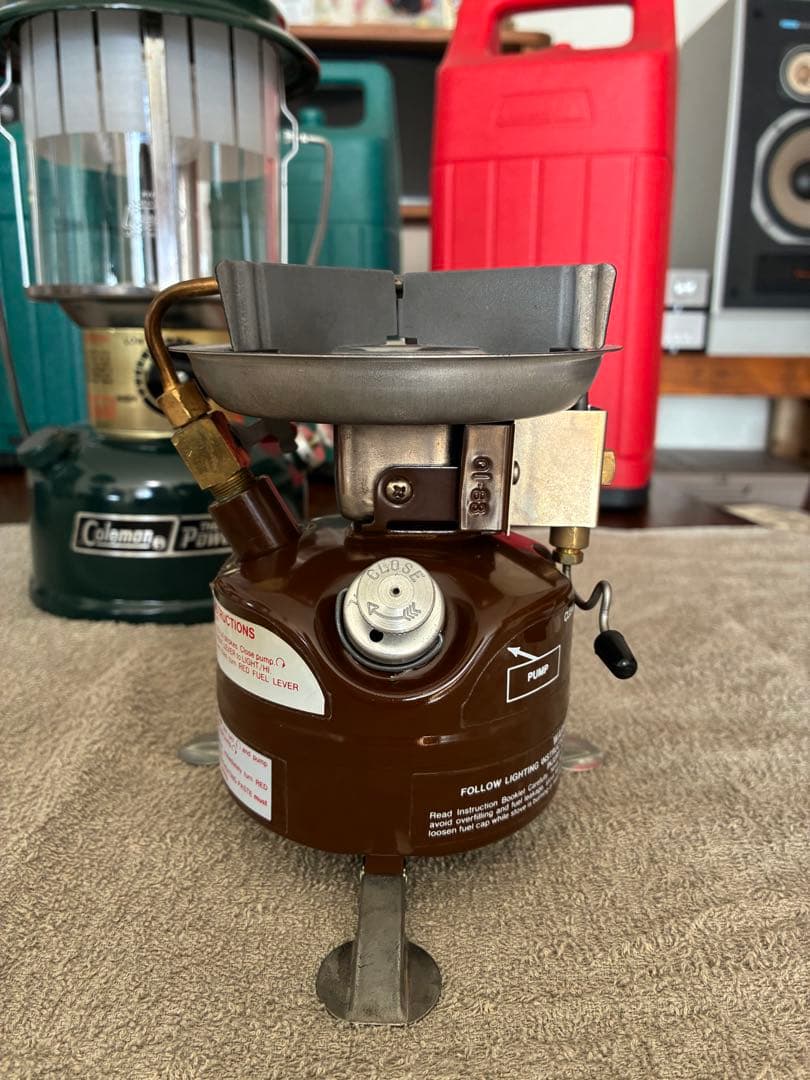 [美品][茶ピーク]Coleman PEAK 1 MODEL 400 STOVE