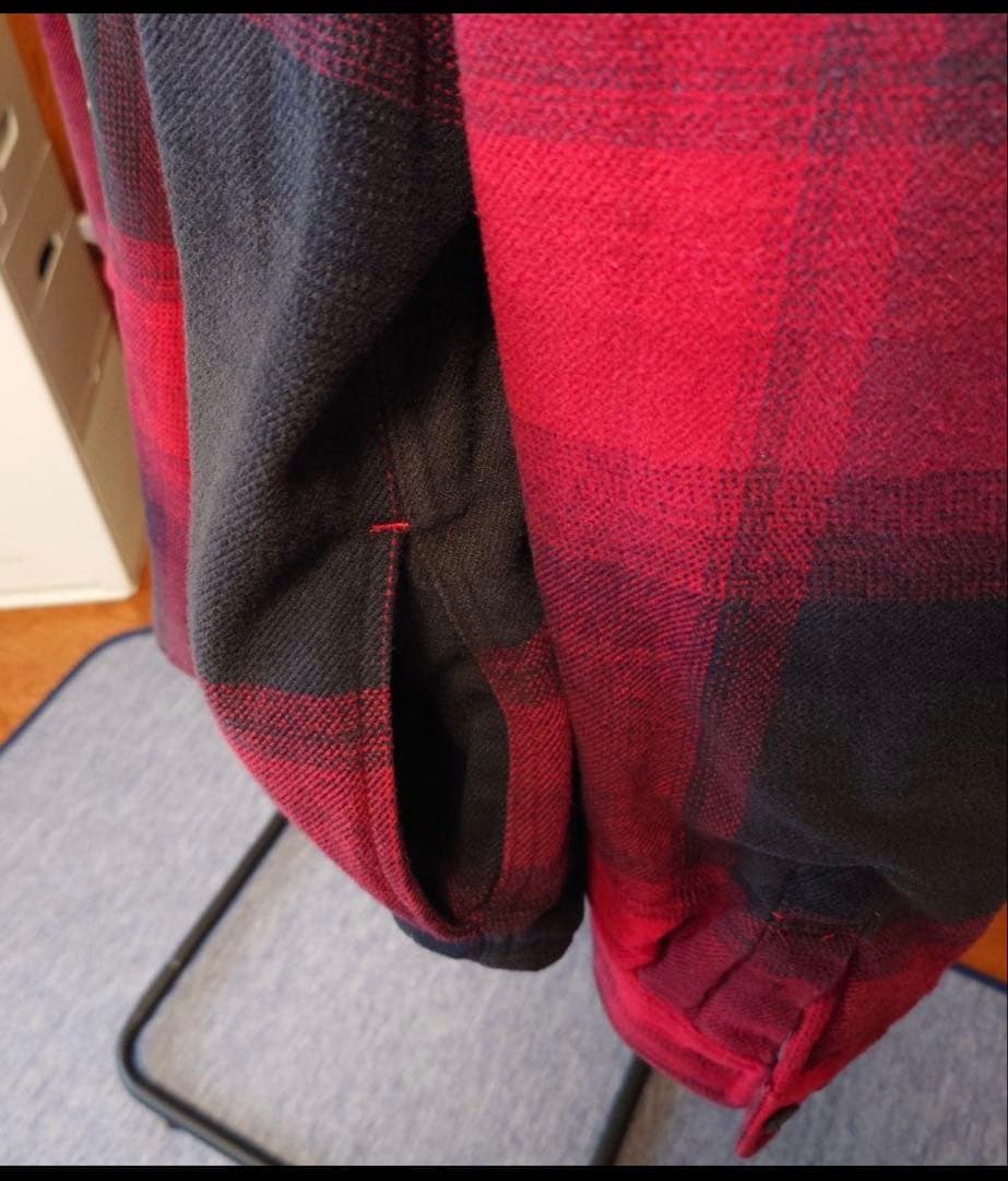トップス 25SS Quilted Lined Hooded Flannel Shirt
