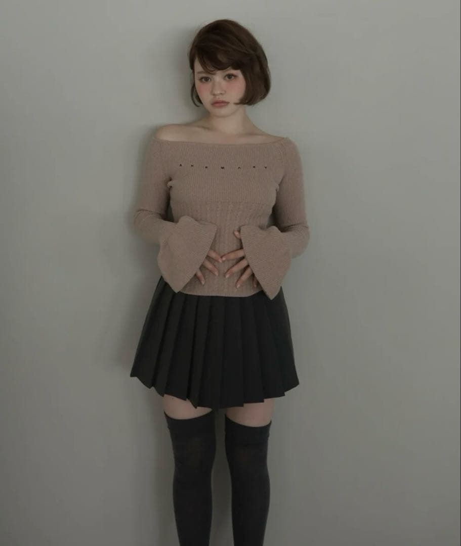 andmary アンドマリー Flora knit tops
