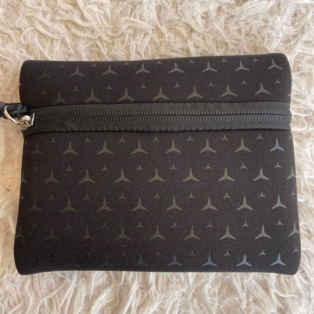 未使用 Mercedes-Benz トートバッグ ポーチ付 スター ブラック