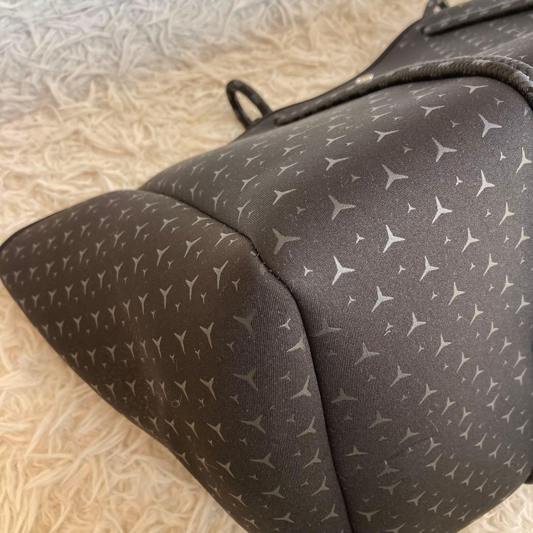 未使用 Mercedes-Benz トートバッグ ポーチ付 スター ブラック