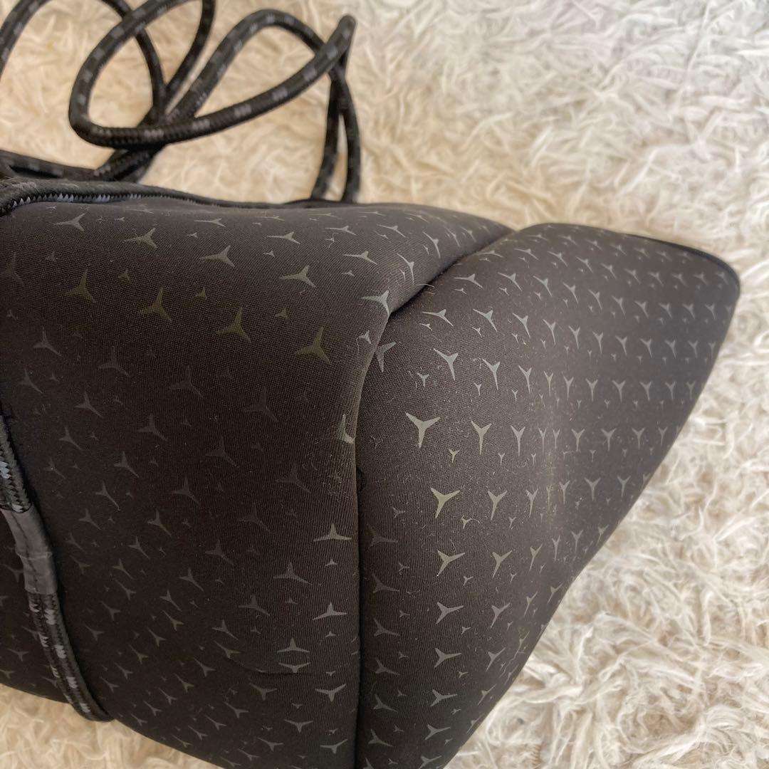 未使用 Mercedes-Benz トートバッグ ポーチ付 スター ブラック