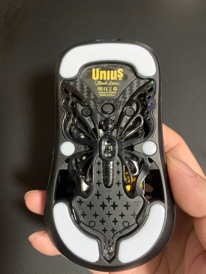 マウス・トラックボール UNIUS Black Lotus