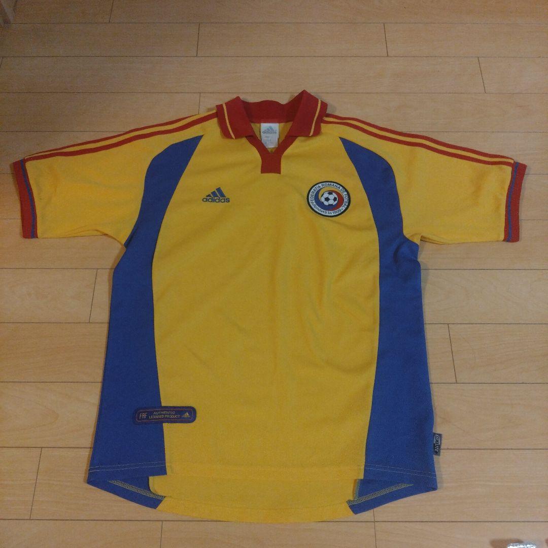 adidas サッカーシャツ ルーマニア代表ユニフォームビンテージ