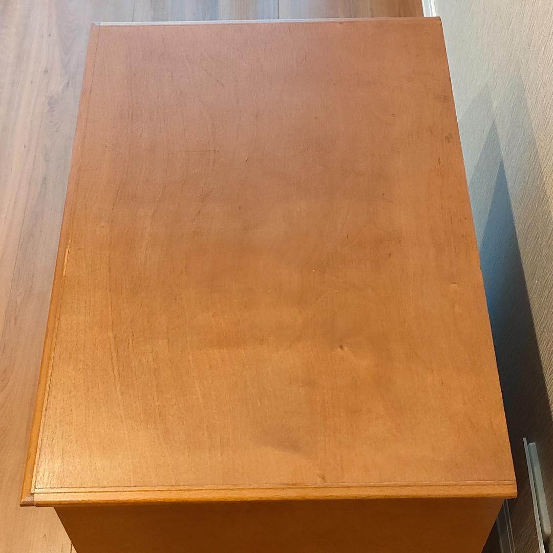 ヤマカ　ヴィンテージ　木製チェスト　サイドチェスト　引出し3杯