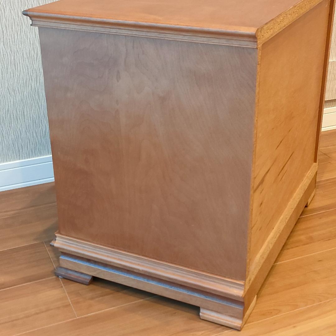 ヤマカ　ヴィンテージ　木製チェスト　サイドチェスト　引出し3杯