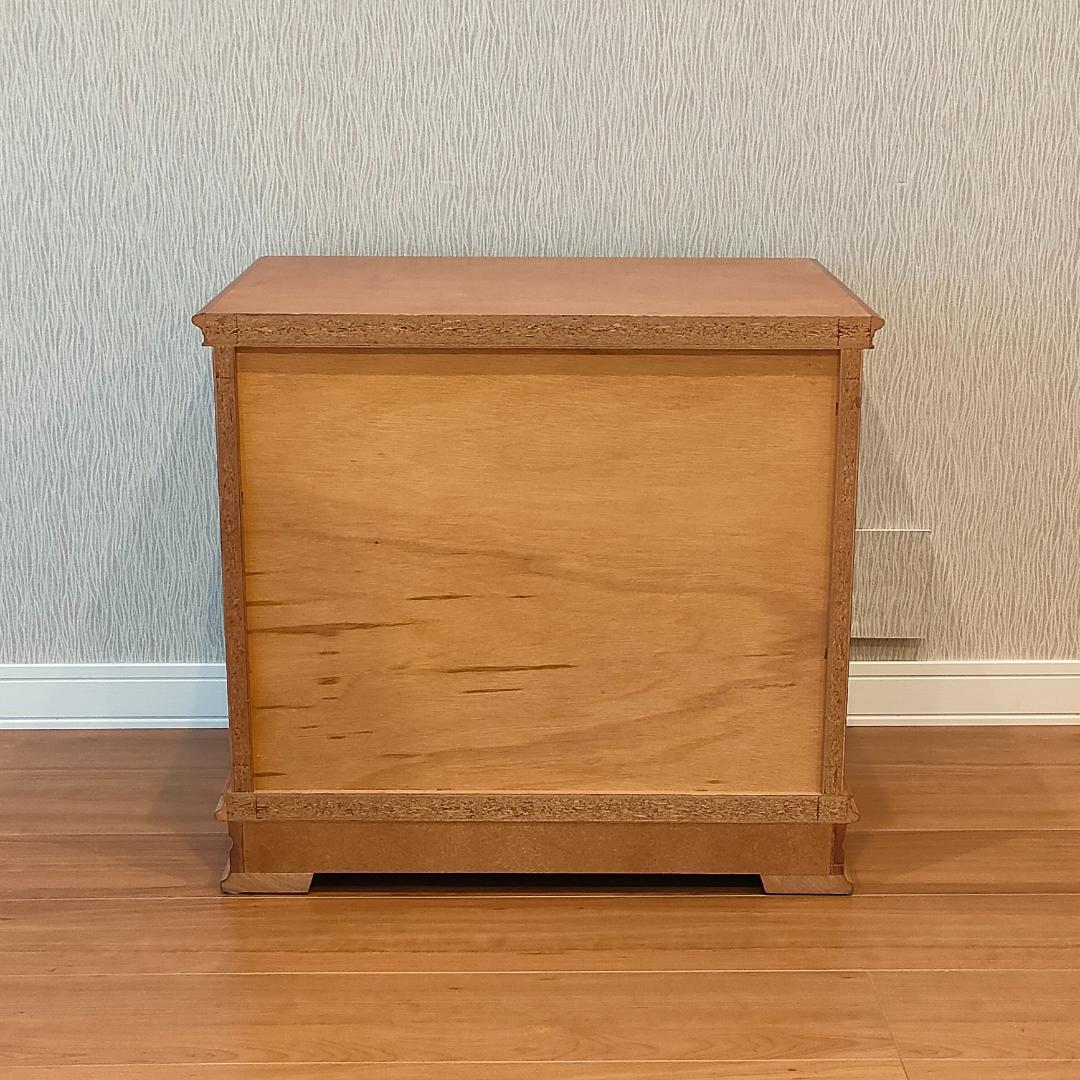 ヤマカ　ヴィンテージ　木製チェスト　サイドチェスト　引出し3杯