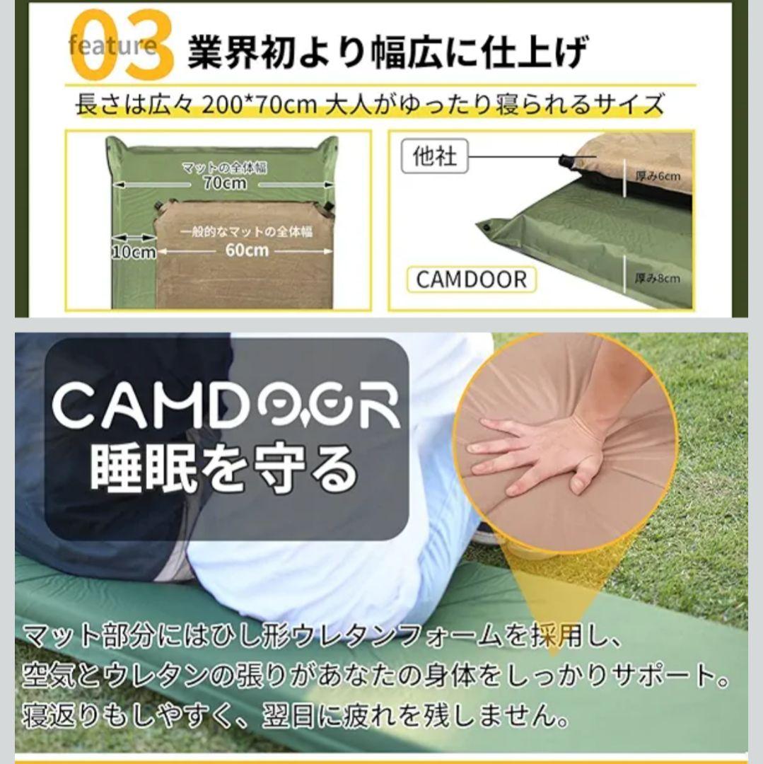 【週末限定値下げ！】CAMDOOR スリーピングマット 2枚セット