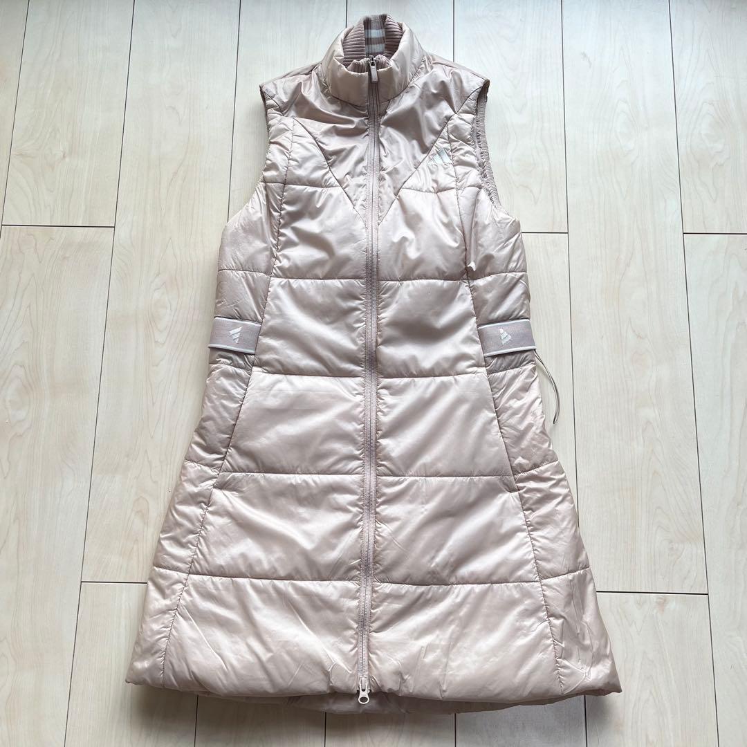 新品 25AW アディダスゴルフ WIND. RDY 中綿 ロングベスト