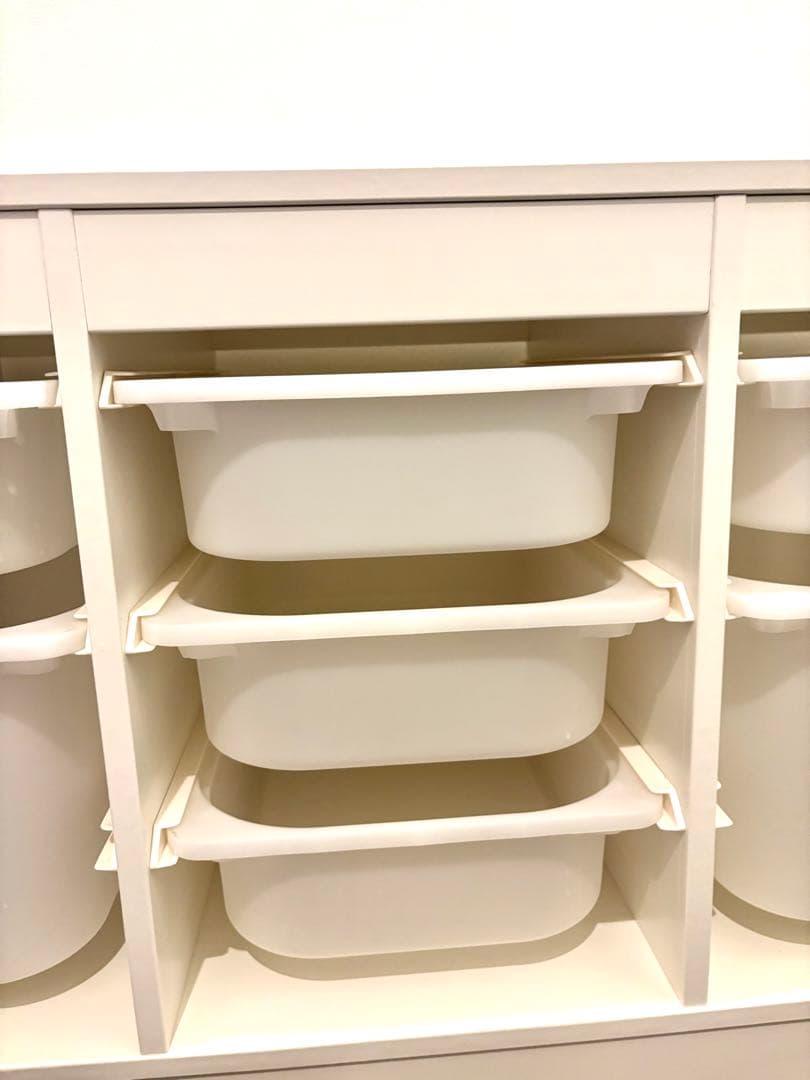 IKEA ★ トロファスト ホワイト 収納ボックス付き