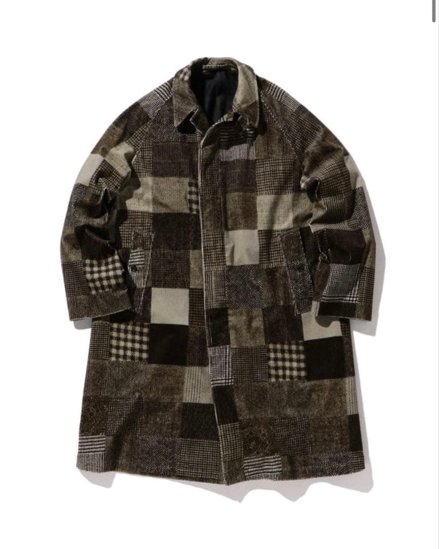 BEAMSPLUS コーデュロイ パッチワーク バルカラーコート XL ビームス