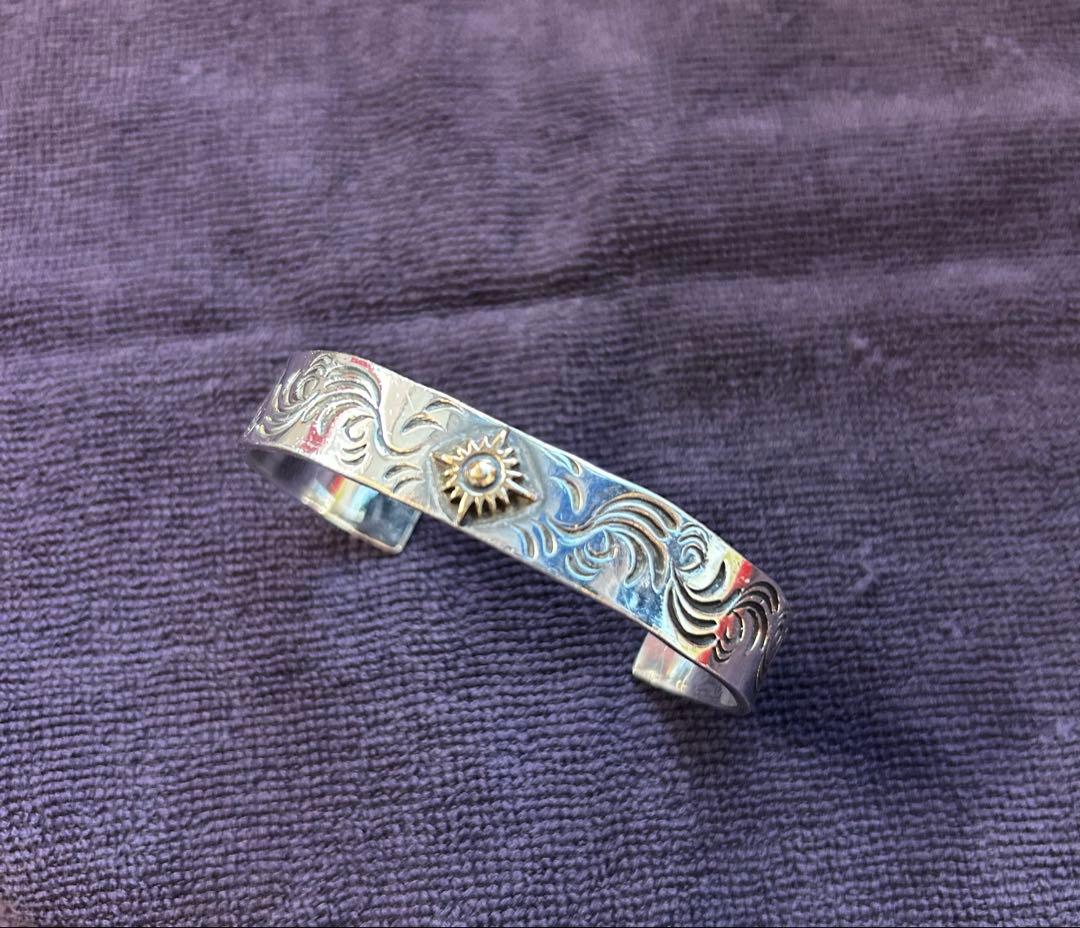 ARIZONA FREEDOM バングル 太陽神 唐草 シルバー925 L相当