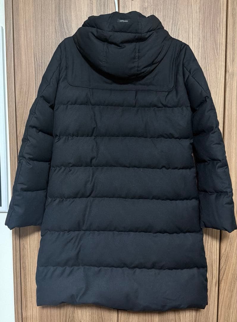 美品　LOVELESS フード付きダウンジャケット 36 ブラック