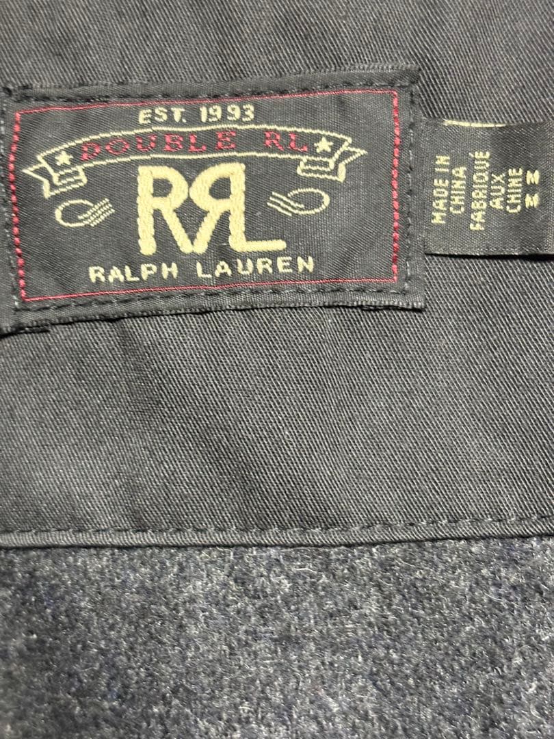 み*お様 RRL ダークグレー ウール 長袖シャツ M ダブルアールエル 新品