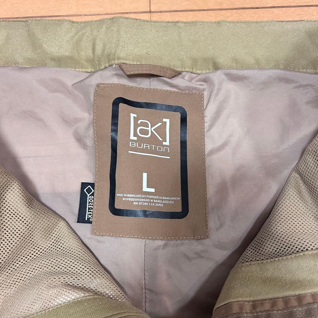 Burton [ak] スノーボードパンツ GORE-TEX ベージュ Lサイズ