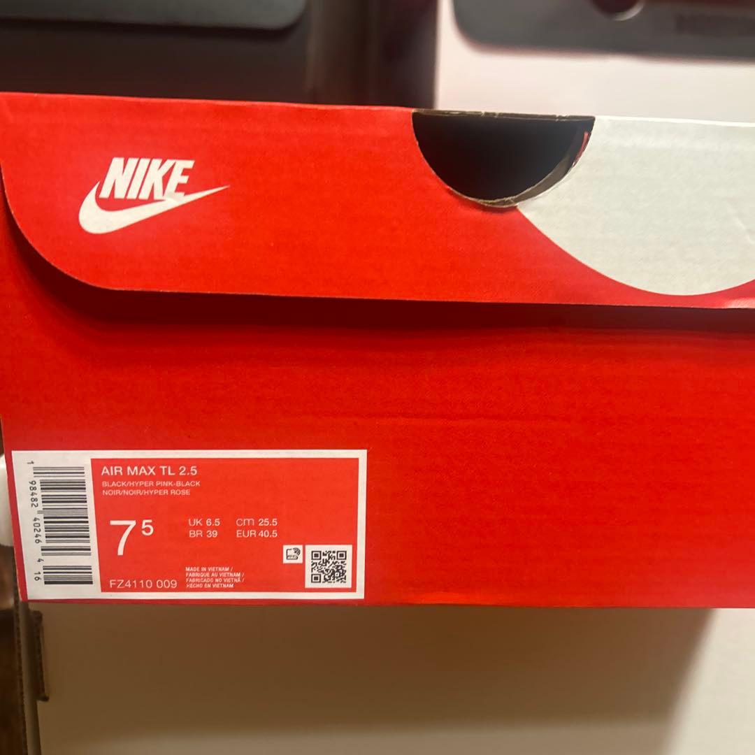 [最終値下げ]Air Max TL 2.5ブラック/ピンク 新品25.5cm