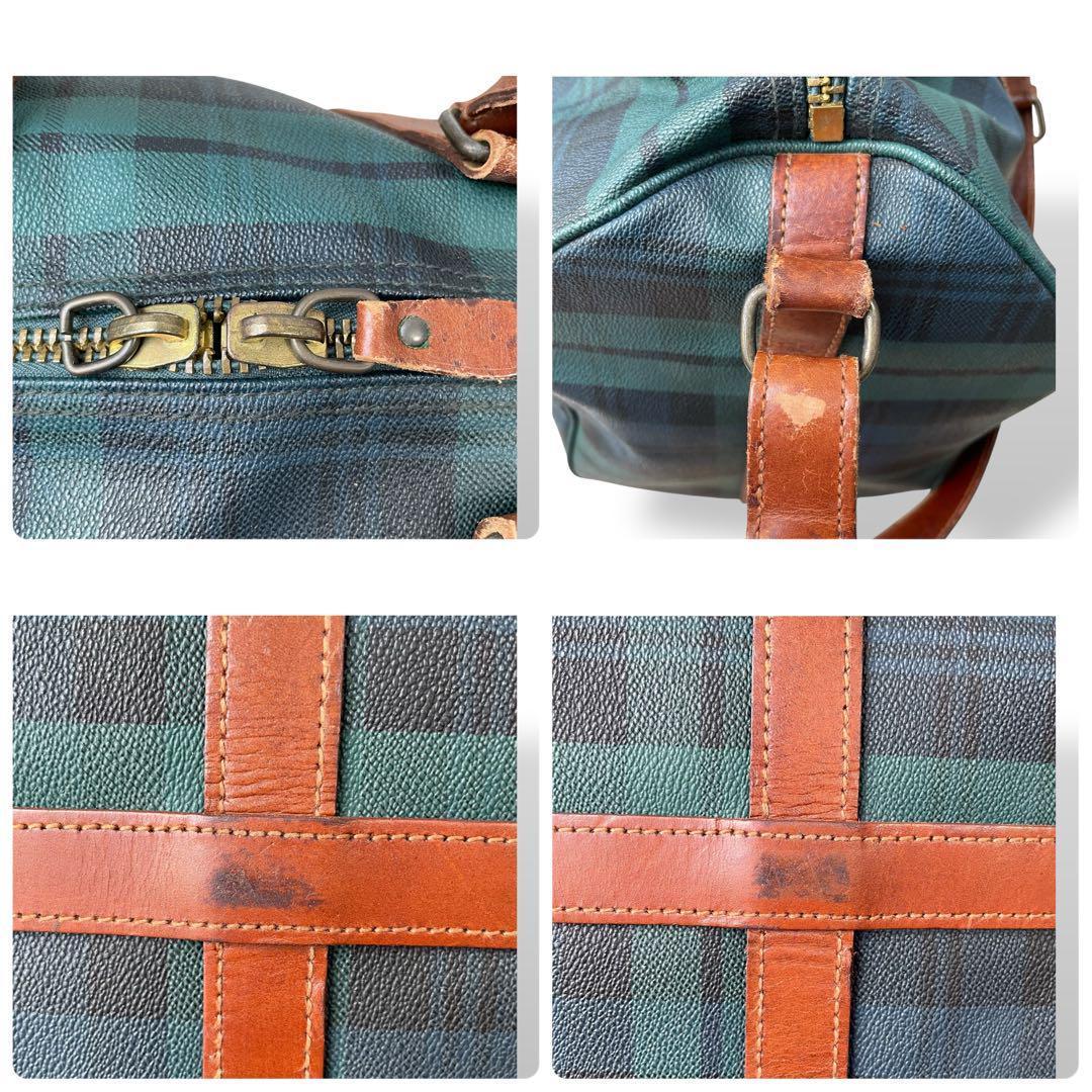 Vintage Polo Ralph Lauren☆チェック柄 ボストンバッグ