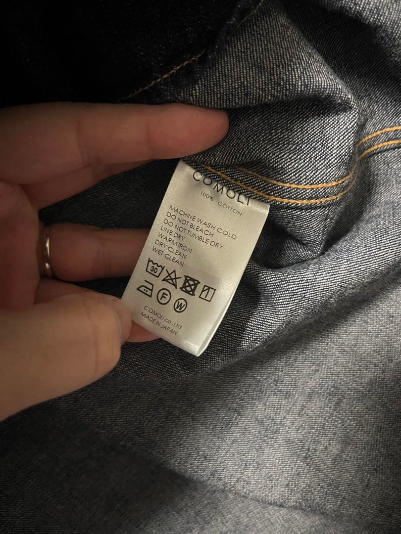 COMOLI 18AW デニムシャツ